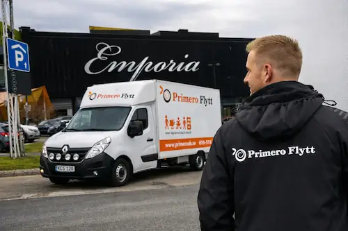 Primero Flytt utför uppdrag vid Emporia i Malmö